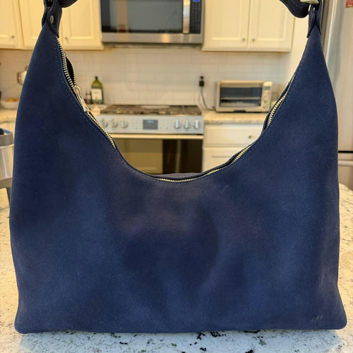 A big, beautiful slouchy suede bag - customer review photo