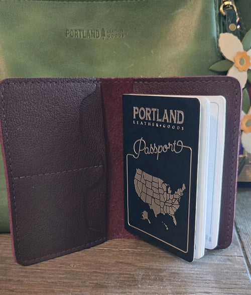 Plum Passport Holder - customer review photo