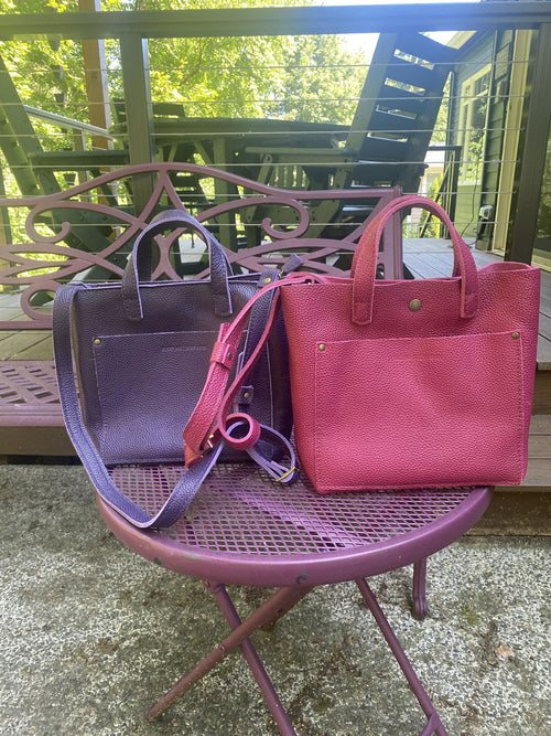 Sweetest little gem! This is my first mini crossbody with a snap closure - customer review photo