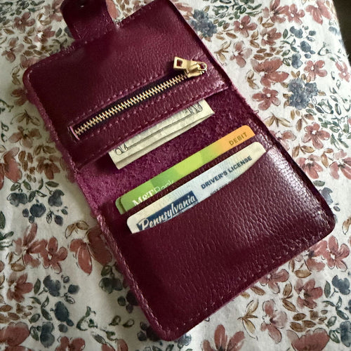 I love this little wallet it’s made perfectly and the color is pretty I just love it! It fits in - customer review photo