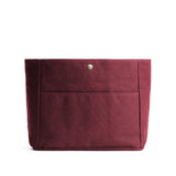 Maroon Classic Medium | Medium canvas bag insert for organization
