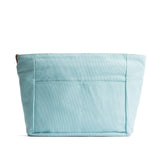 Dusty Blue Zipper Medium | Medium canvas bag insert for organization