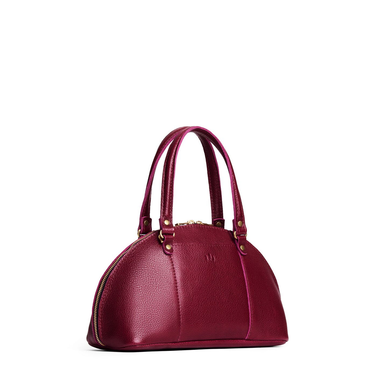 Orchid*Small | A half circle crossbody bag with handles and removable crossbody strap 