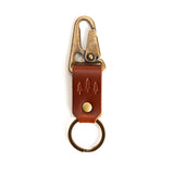 Madrone Short | leather logo branded keychain 