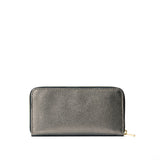 Stardust | Large accordion leather wallet with zipper closed