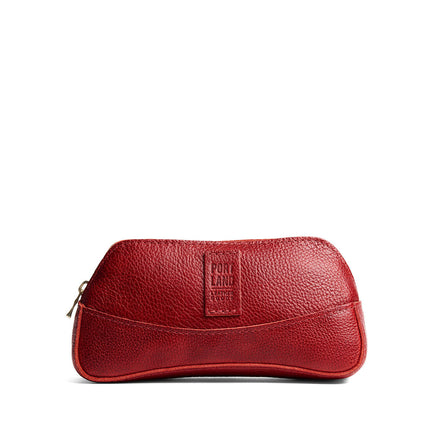 Chili Red | handmade accessory makeup bag pouch