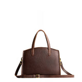 Coldbrew Medium | Leather tote bag with handles, adjustable crossbody strap, zipper top, and two back pockets