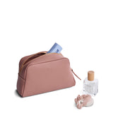 Sunkissed | Trapezoid pouch with leather zipper pull