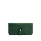 Aruba | Leather wallet with snap closed