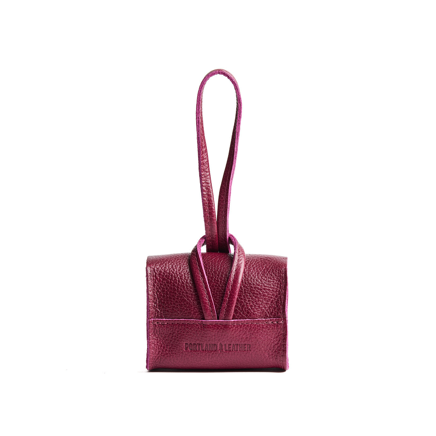 Orchid | Wristlet pouch with loop strap and a flower design