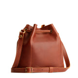 Nutmeg Small | Slouchy crossbody bag with leather drawstring closure