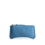 Mariner Blue Small | Small pouch with a top zipper and unique curved bottom