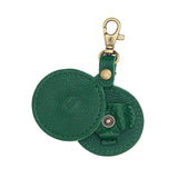 Bacalar | Circle-shaped airtag holder keychain with a swivel lobster clasp