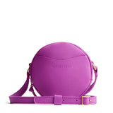 Cattleya Small | Circle shaped crossbody bag with top zipper