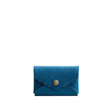 Planetary | Leather card wallet with scalloped edge