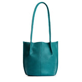 Aquarius Classic | Petite bucket shaped tote bag with matching leather handles