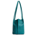Aquarius Classic | Petite bucket shaped tote bag with matching leather handles