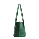 Bacalar Classic | Petite bucket shaped tote bag with matching leather handles