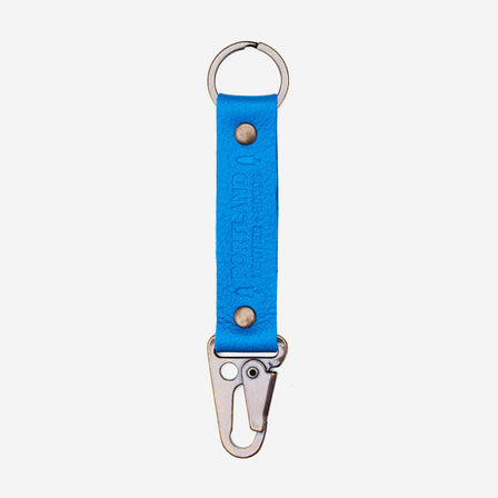 Skydive*Short | leather logo branded keychain