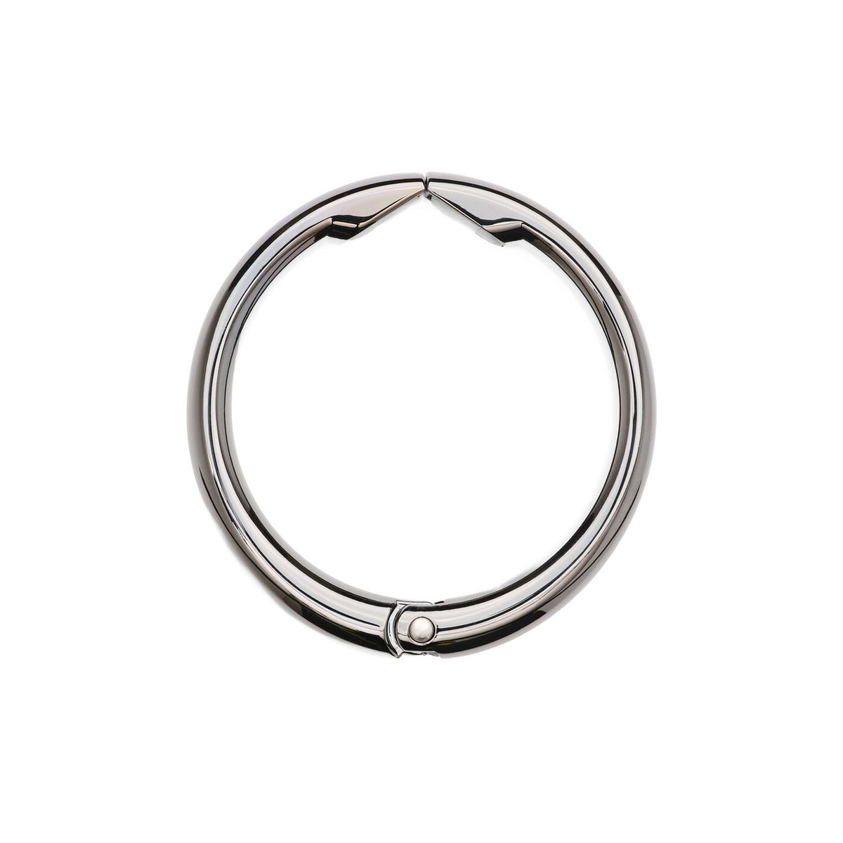 Gunmetal | Circular metal purse hanger