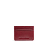 Red Rock Classic | Leather card holder on white background