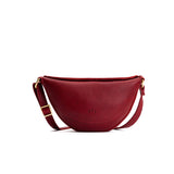 Chili Red Small | Petite half circle shaped sling bag