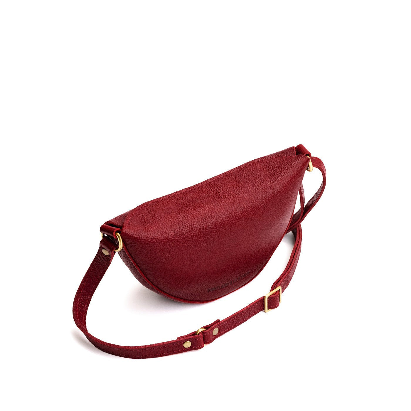 Chili Red*Small | Petite half circle shaped sling bag