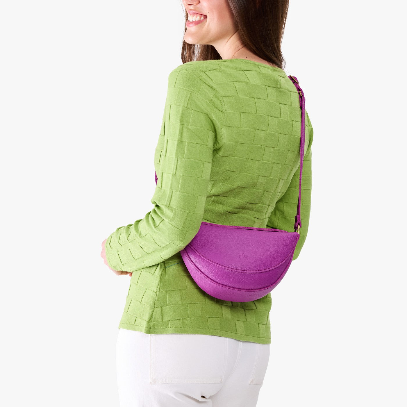 Cattleya*Small | Half circle shaped sling bag