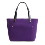 Imperial Classic | Large leather tote bag with sturdy bridle handles and front pocket