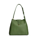 Cactus Large | Symmetrical leather bag with leather drawstring closure and adjustable shoulder strap