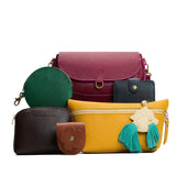 All Color: 1 Monaco + 6 Items | Large Monaco Crossbody Bag with Gordita Pouch, Luna Pouch, Petunia Pouch, Mini Bifold Wallet, Makeup Bag, and Betta Fish Keychain