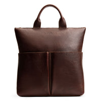 Coldbrew*Large | Convertible tote clutch crossbody with two large front pocket and top carry handles