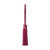 Orchid Large | Fringed leather tassel with leather loop