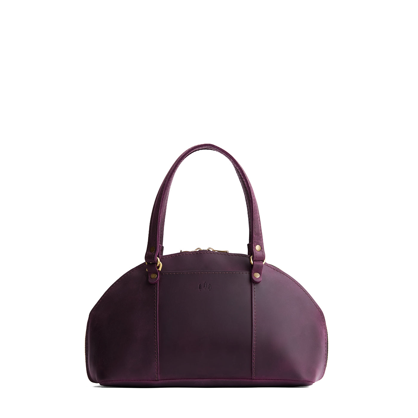 Larkspur*Small | A half circle crossbody bag with handles and removable crossbody strap 