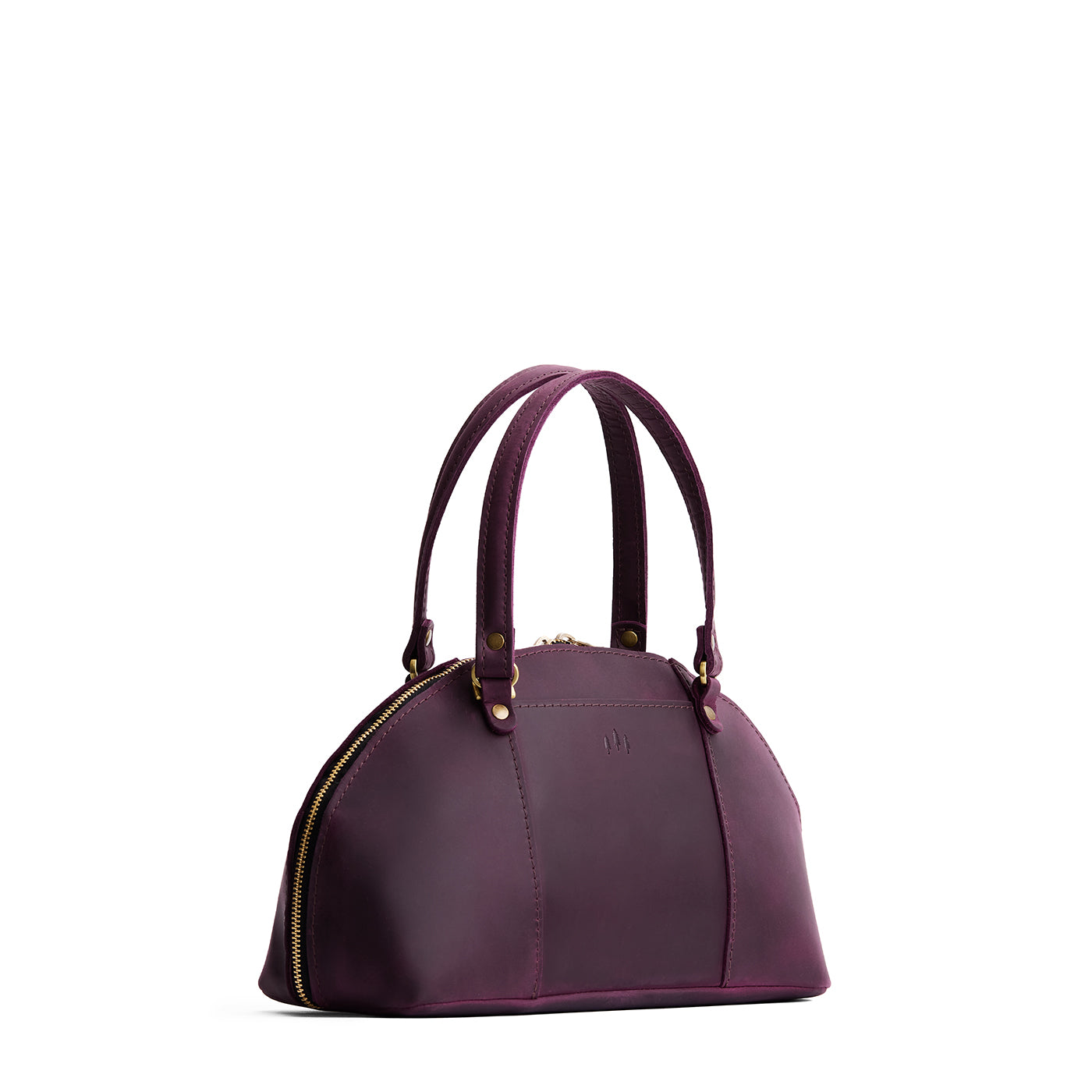 Larkspur*Small | A half circle crossbody bag with handles and removable crossbody strap 