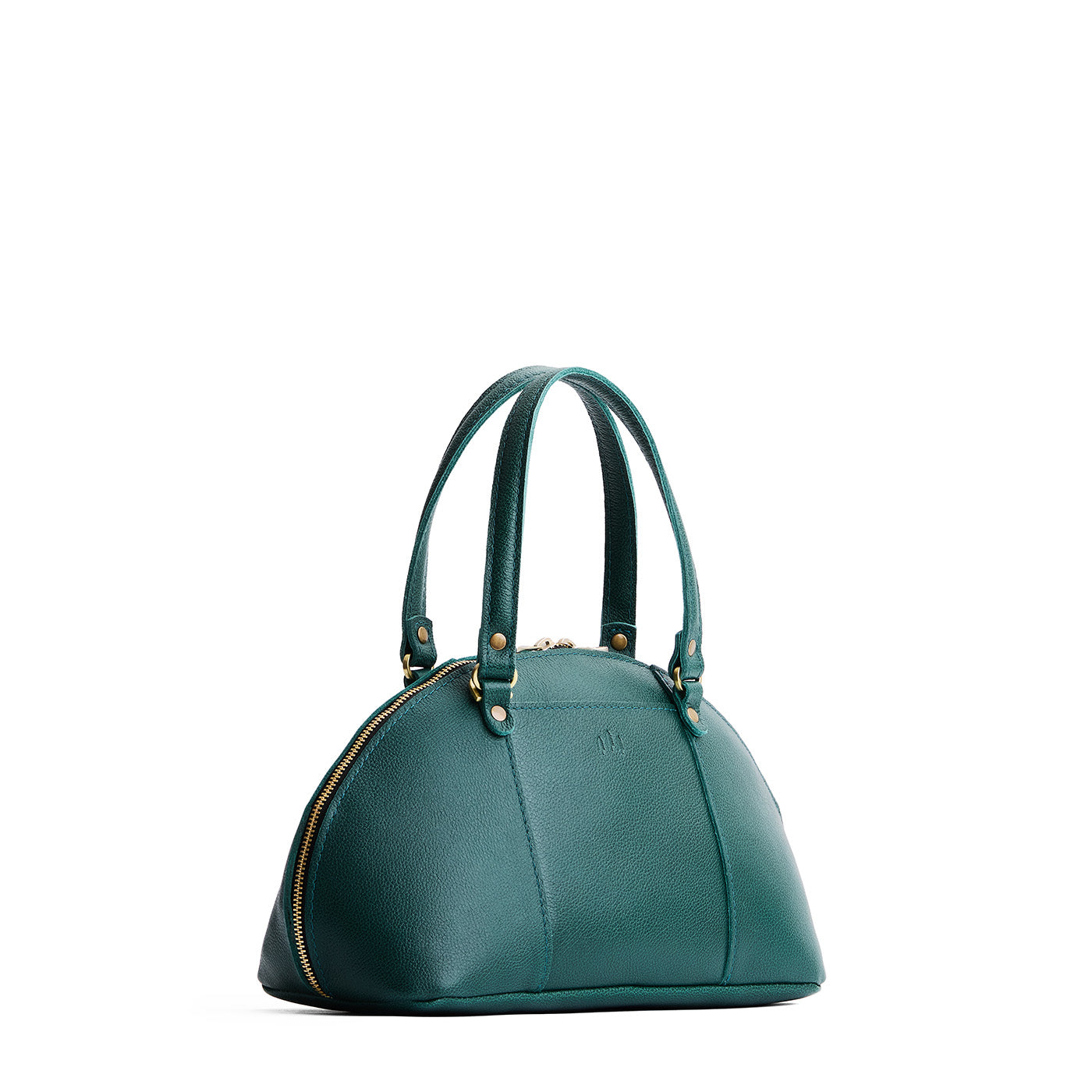 Sea Glass*Small | A half circle crossbody bag with handles and removable crossbody strap 