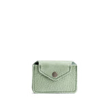 Beetle | Small leather wallet with snap closure