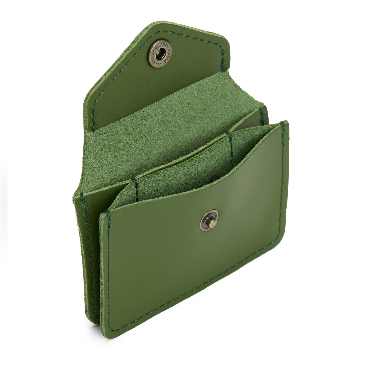 Cactus*Classic | Small leather wallet with snap closure