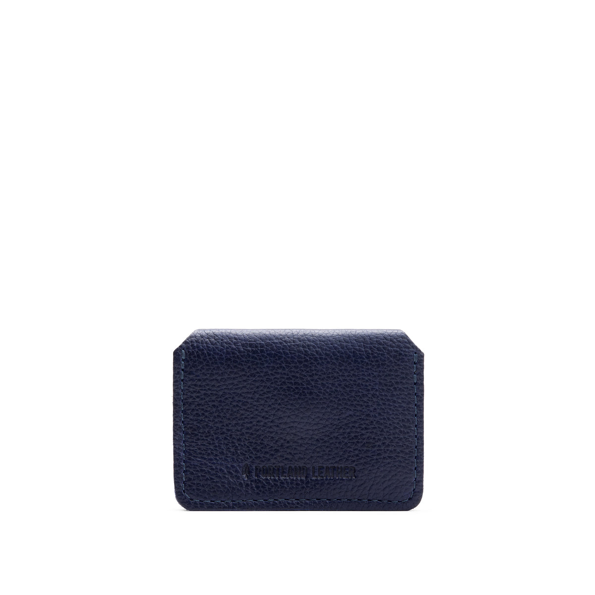 Cobalt*Classic | Small leather wallet with snap closure