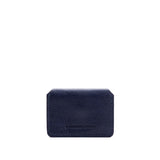 Cobalt Classic | Small leather wallet with snap closure