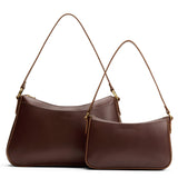 Chocolate Brown | A comparison image of a Large Lucy next to a Small Lucy