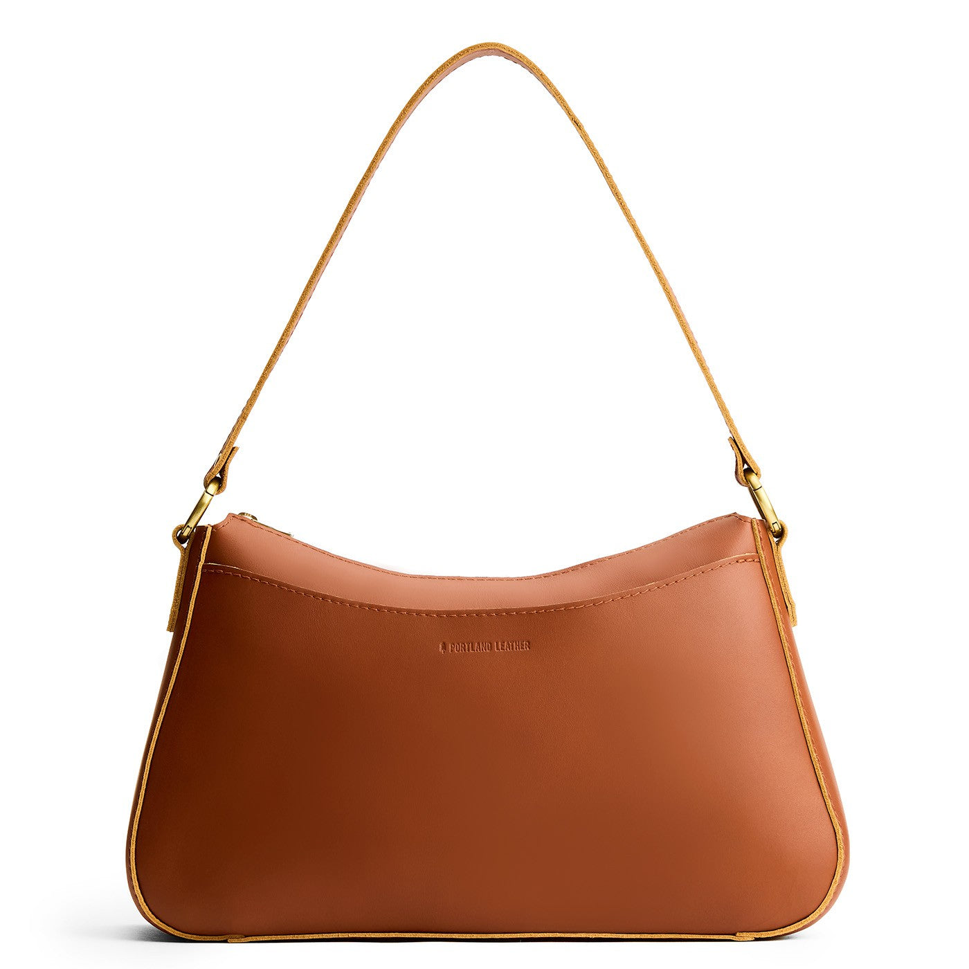 Honey*Large | Large bean shaped shoulder bag with a zipper closure