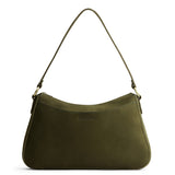 Verdant Large | Large bean shaped shoulder bag with a zipper closure