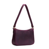 Larkspur | Petite bean shaped shoulder bag with a zipper closure