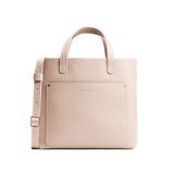 Oatmilk Classic | Midsize crossbody tote with handles and a pocket