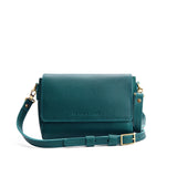 Sea Glass Mini | Small Leather Crossbody Bag with Magnetic Messenger Bag Closure
