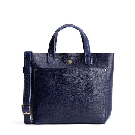 Cobalt*Zipper | Crossbody tote bag with zipper closure and front pocket