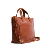 Nutmeg Zipper | Crossbody tote bag with zipper closure and front pocket