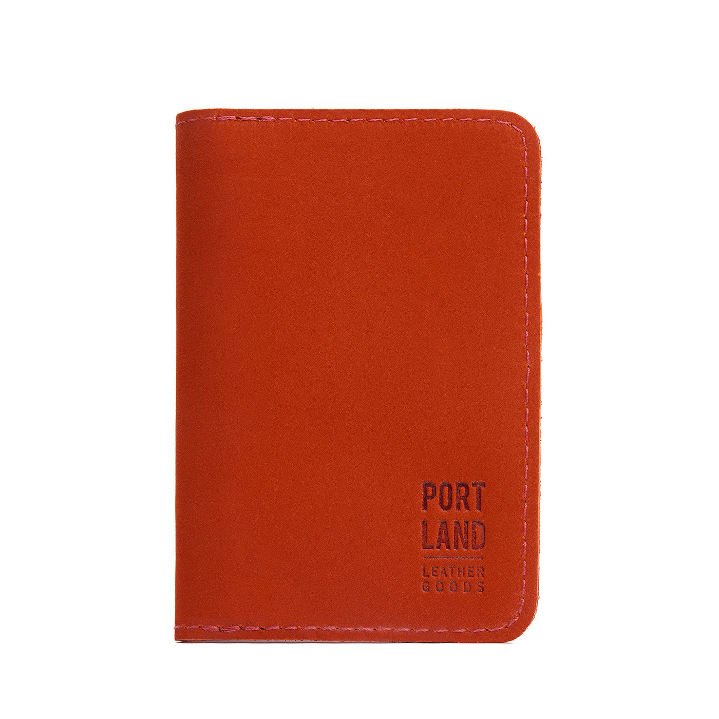Paprika | Leather passport case with PLG logo