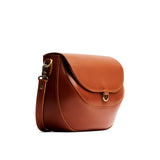 Madrone Large | Leather Crossbody with a flap and magnetic closure